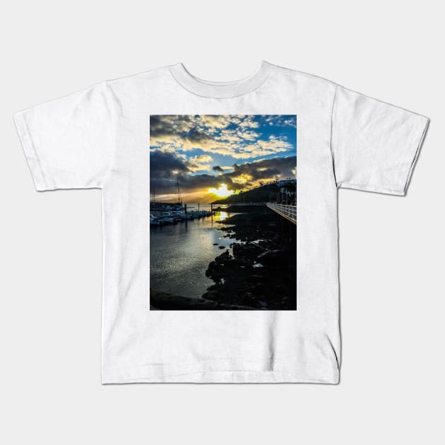 Lanzarote Sunset Kids T-Shirt by GRKiT
